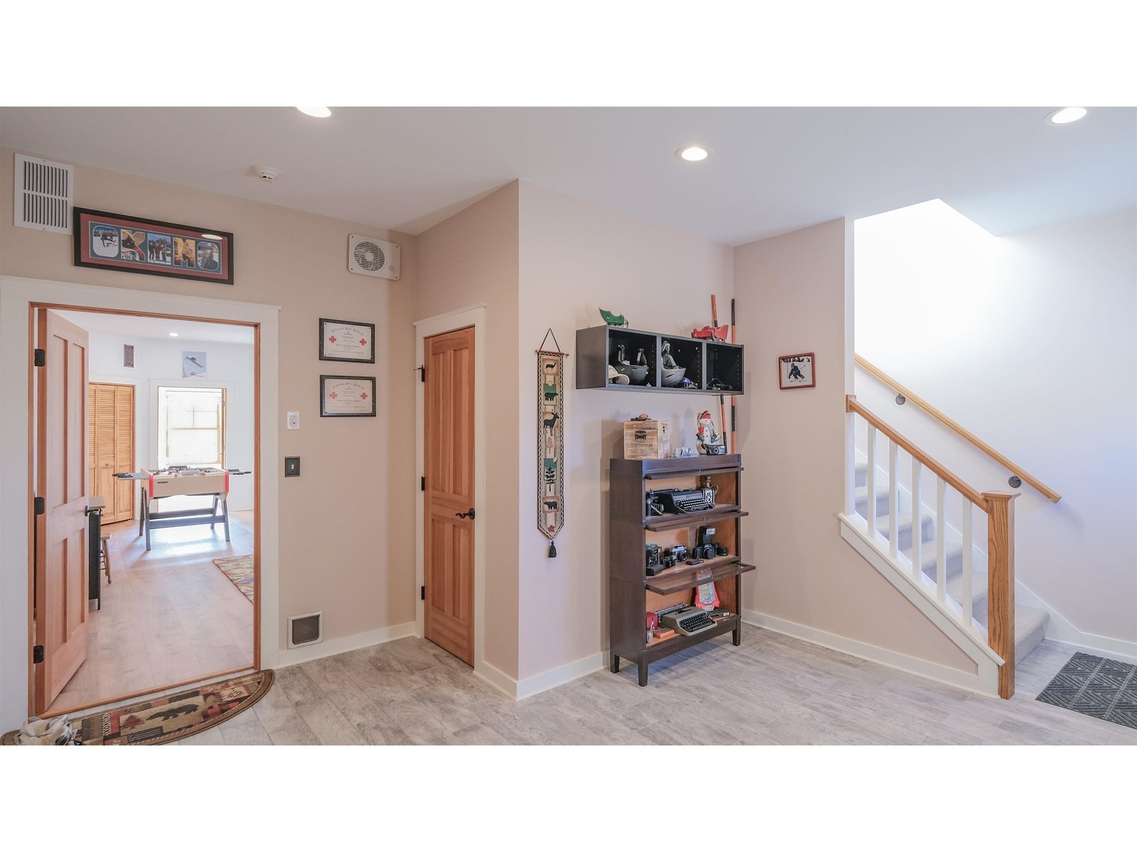 Good storage and access to garage