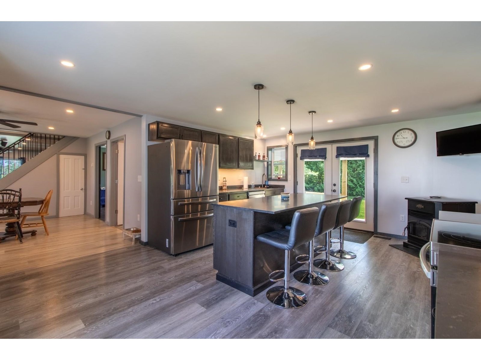 Beautiful kitchen with walkout to deck