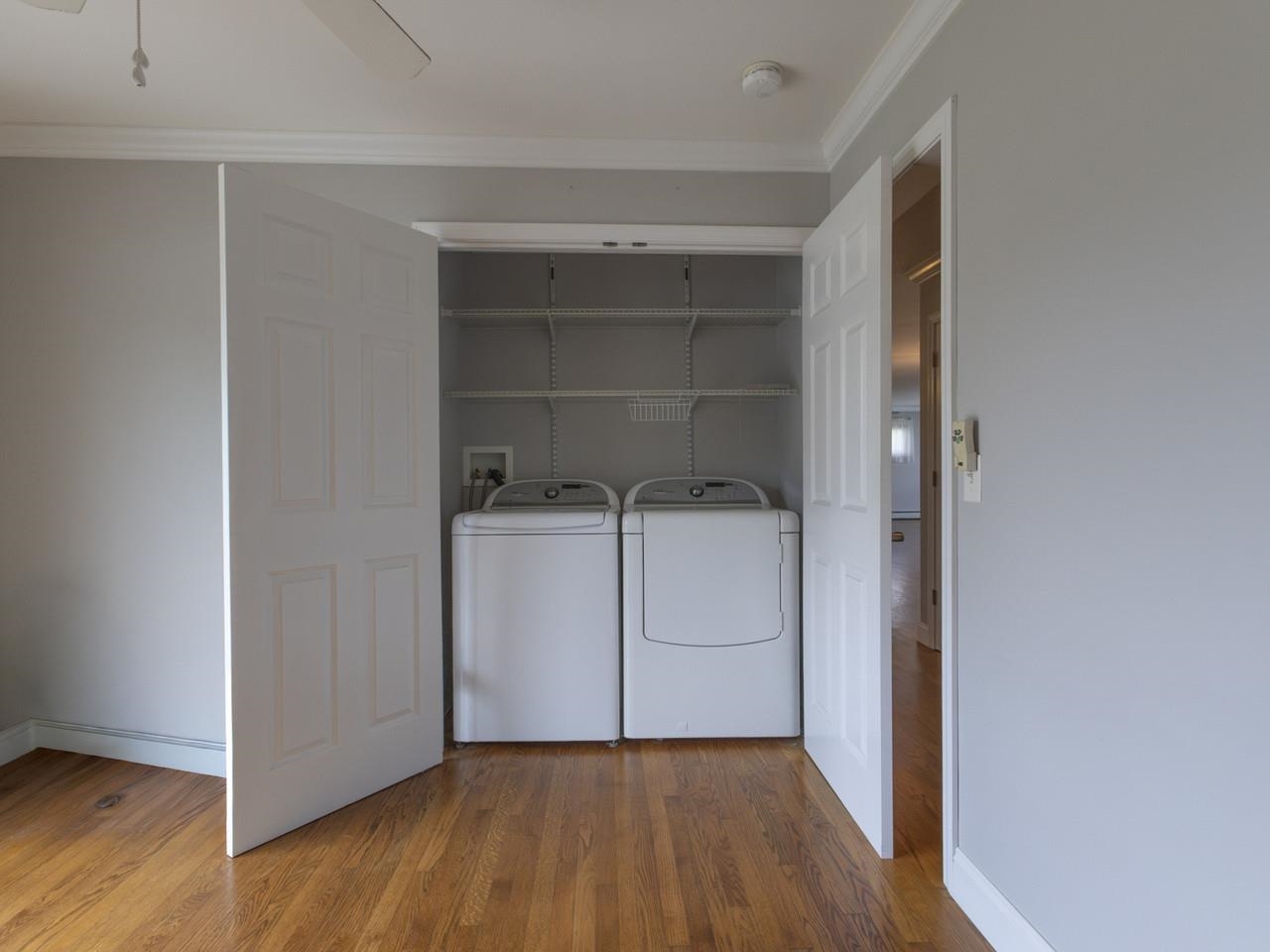 Laundry Nook with Shelving