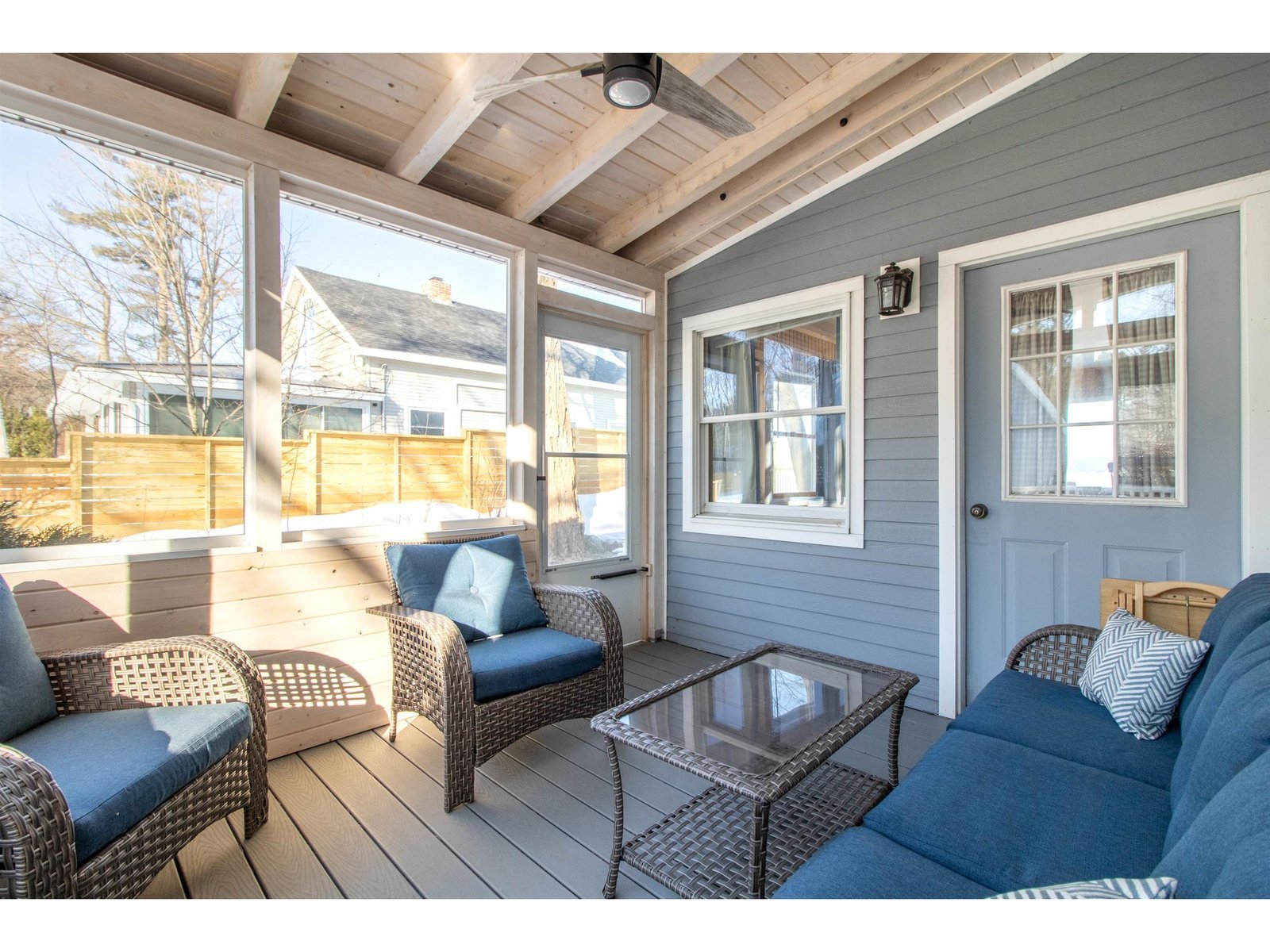 Enclosed porch