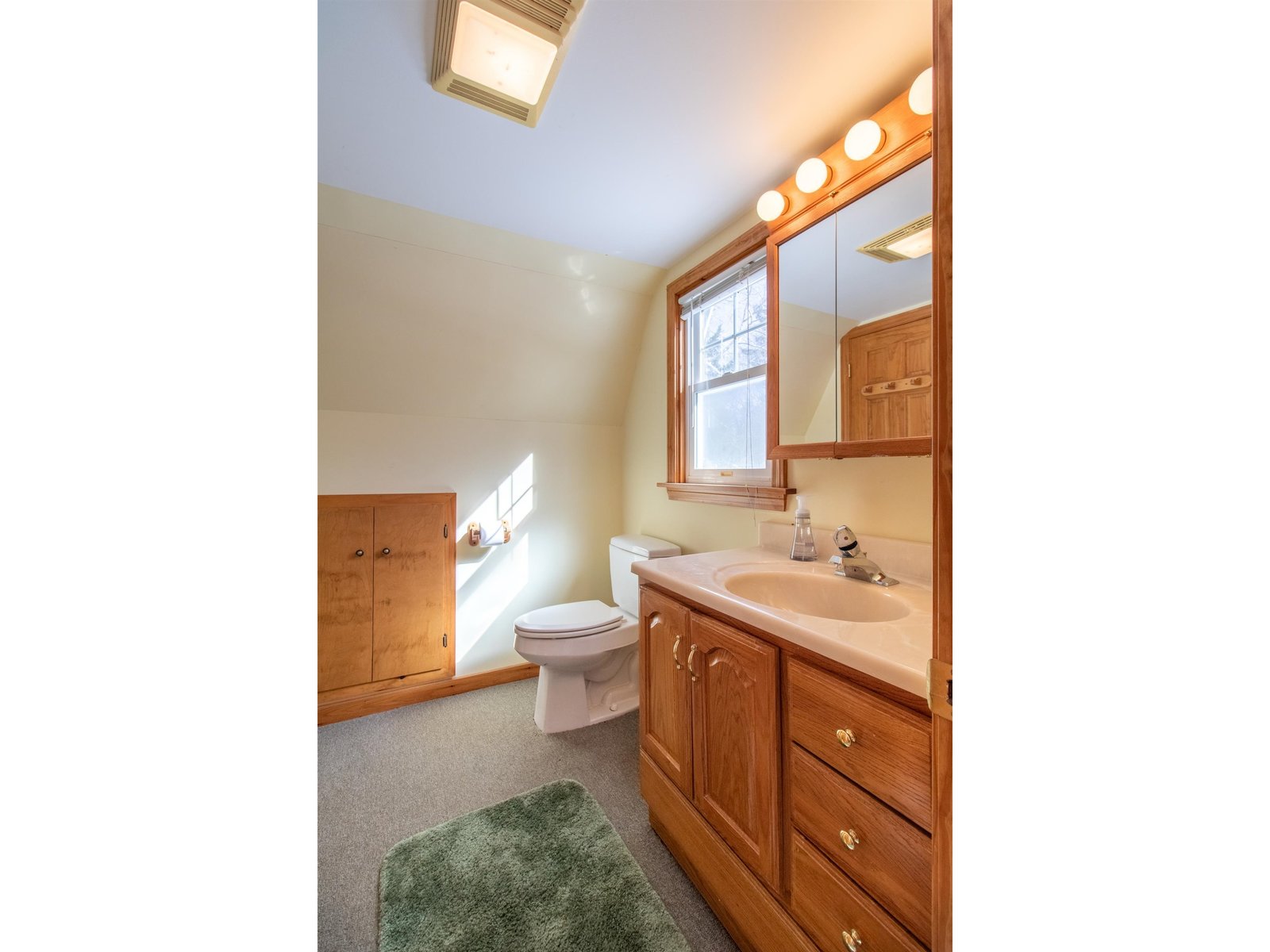 Bath above garage