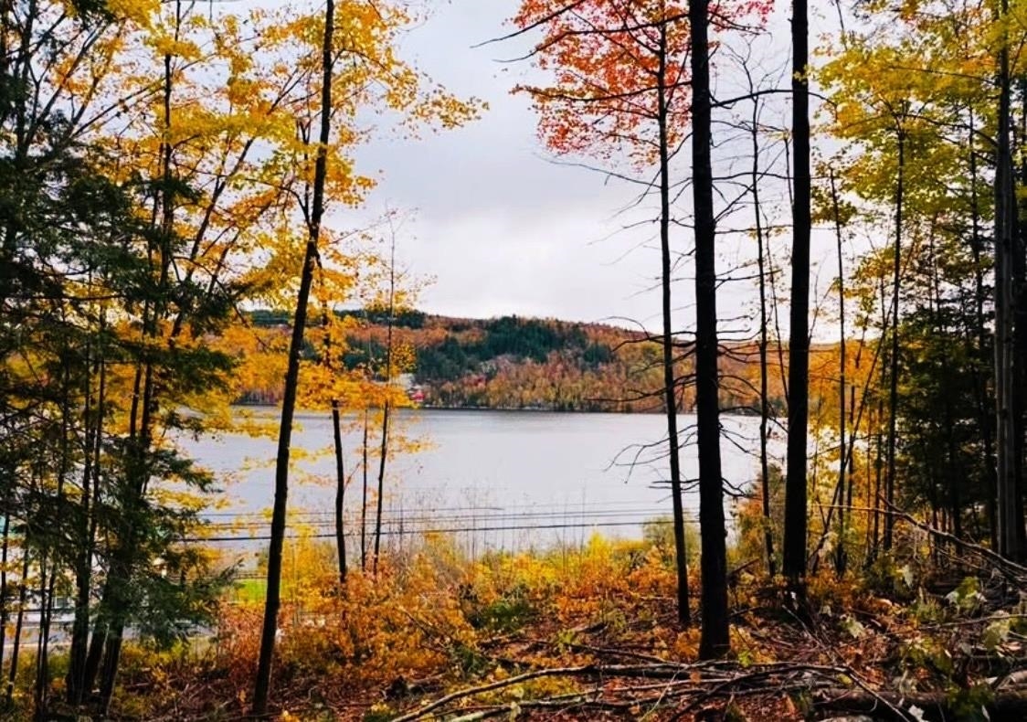Autumn view of Crystal Lake