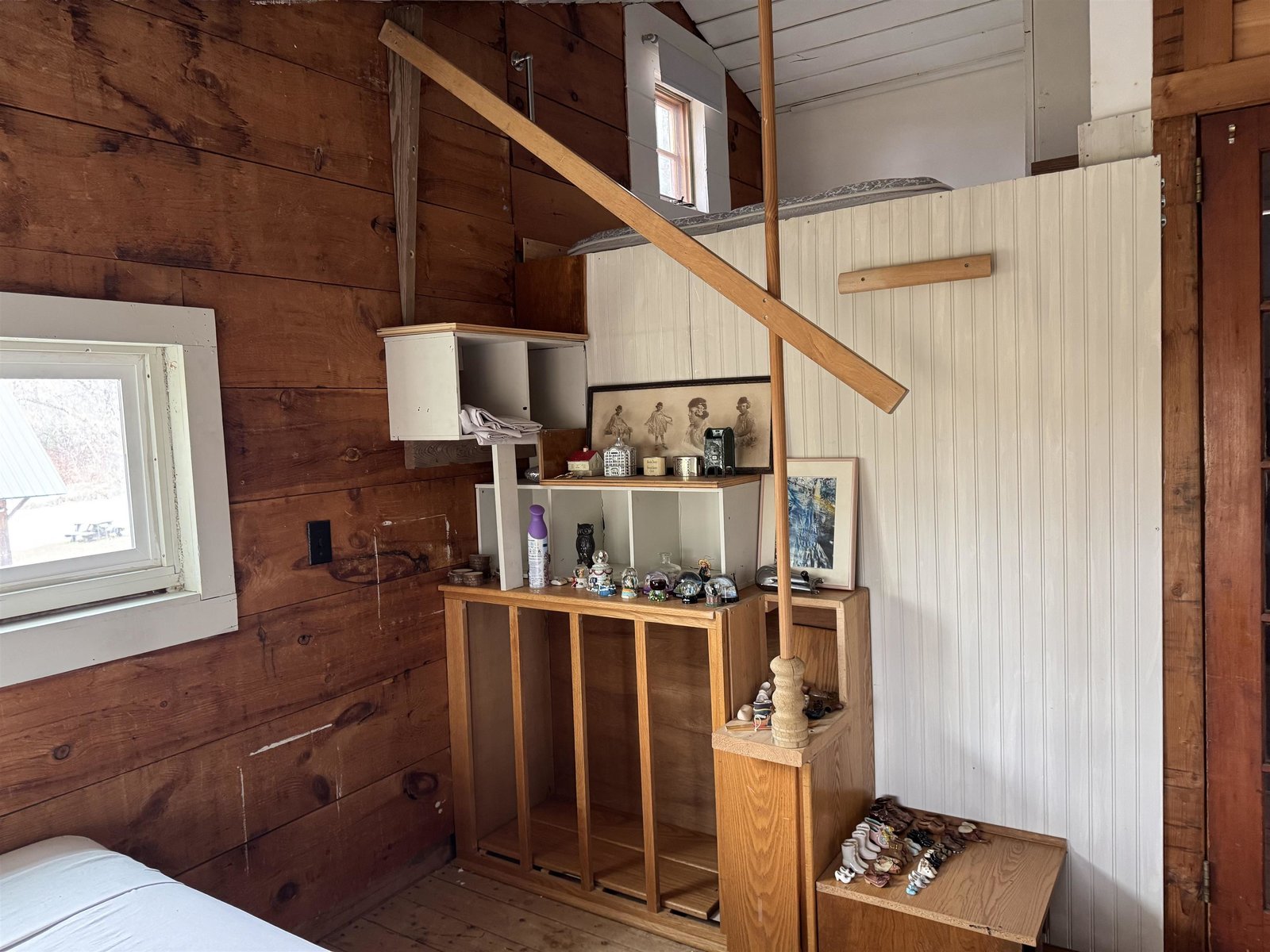 Bedroom with loft