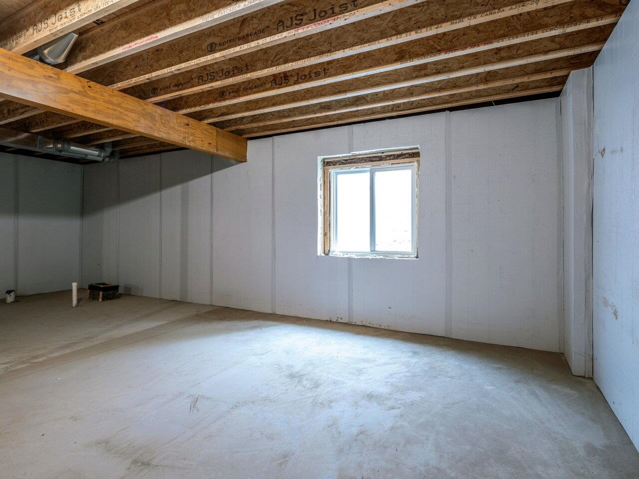 Basement with Egress Window
