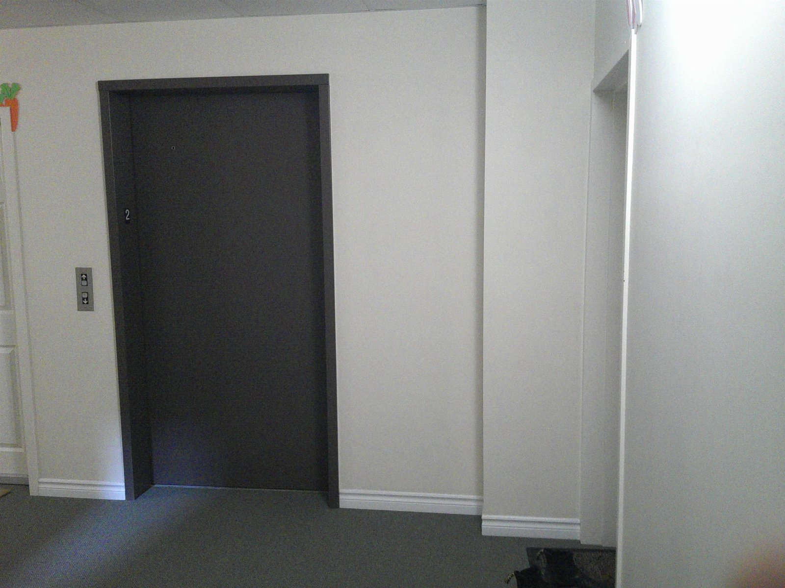 Elevator around the corner