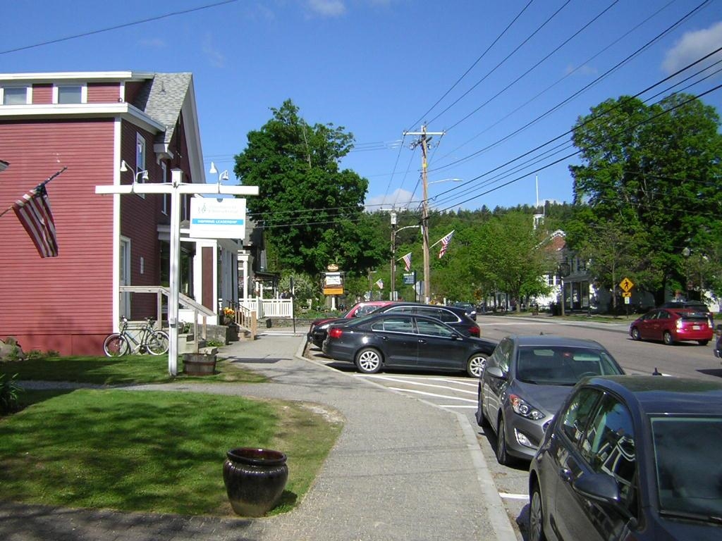 Main Street around the corner