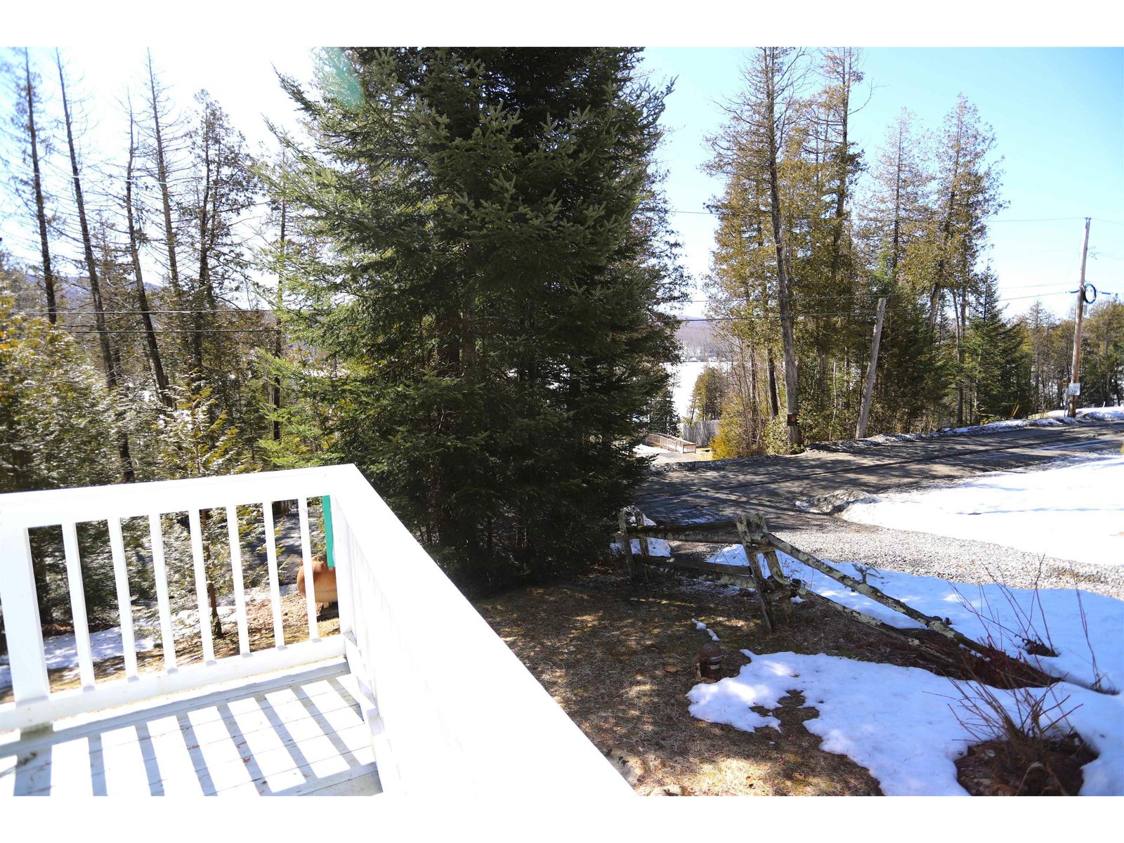 The view from the deck