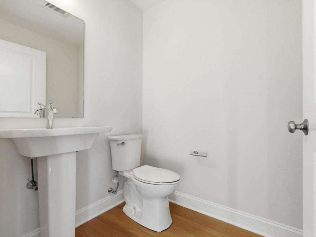 Powder Room with Pedestal Sink