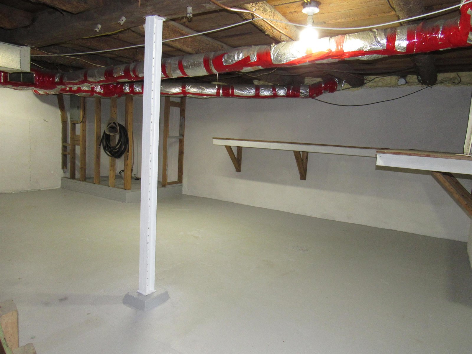 Basement Clean, Bright