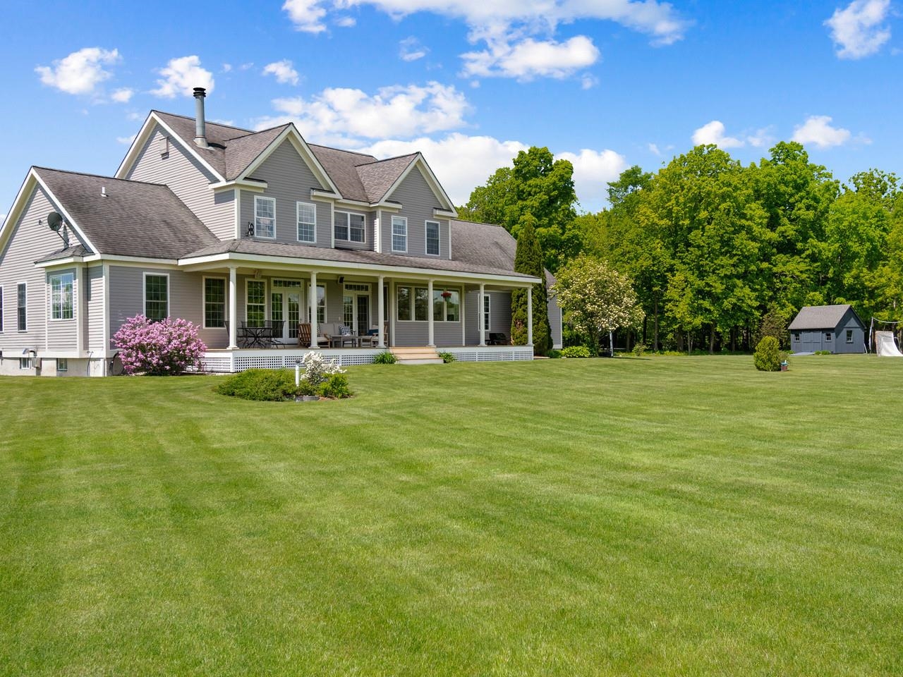 Backyard Covered Porch View