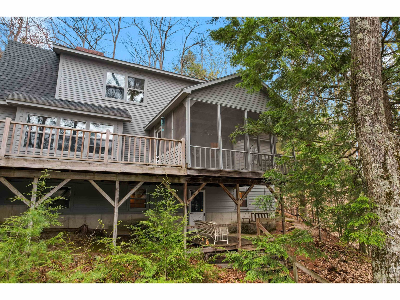 Long deck space off back of house