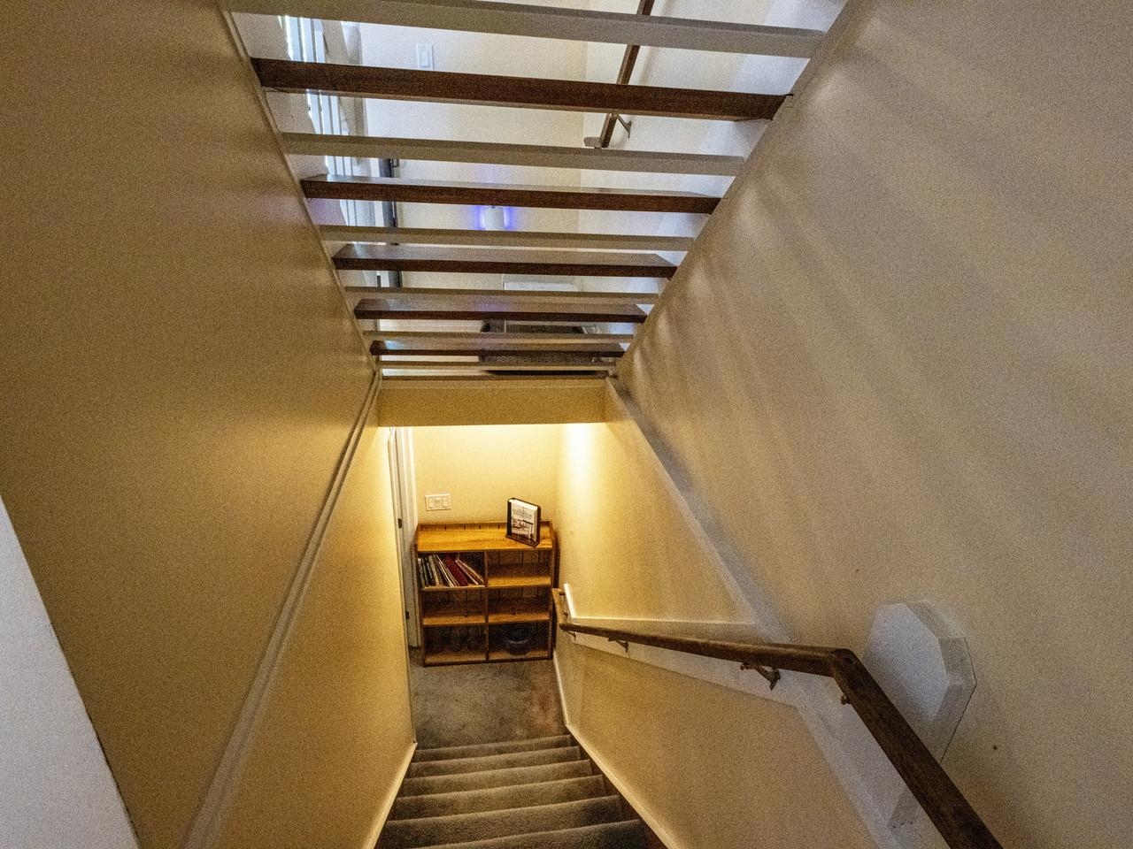 Heading to lower level