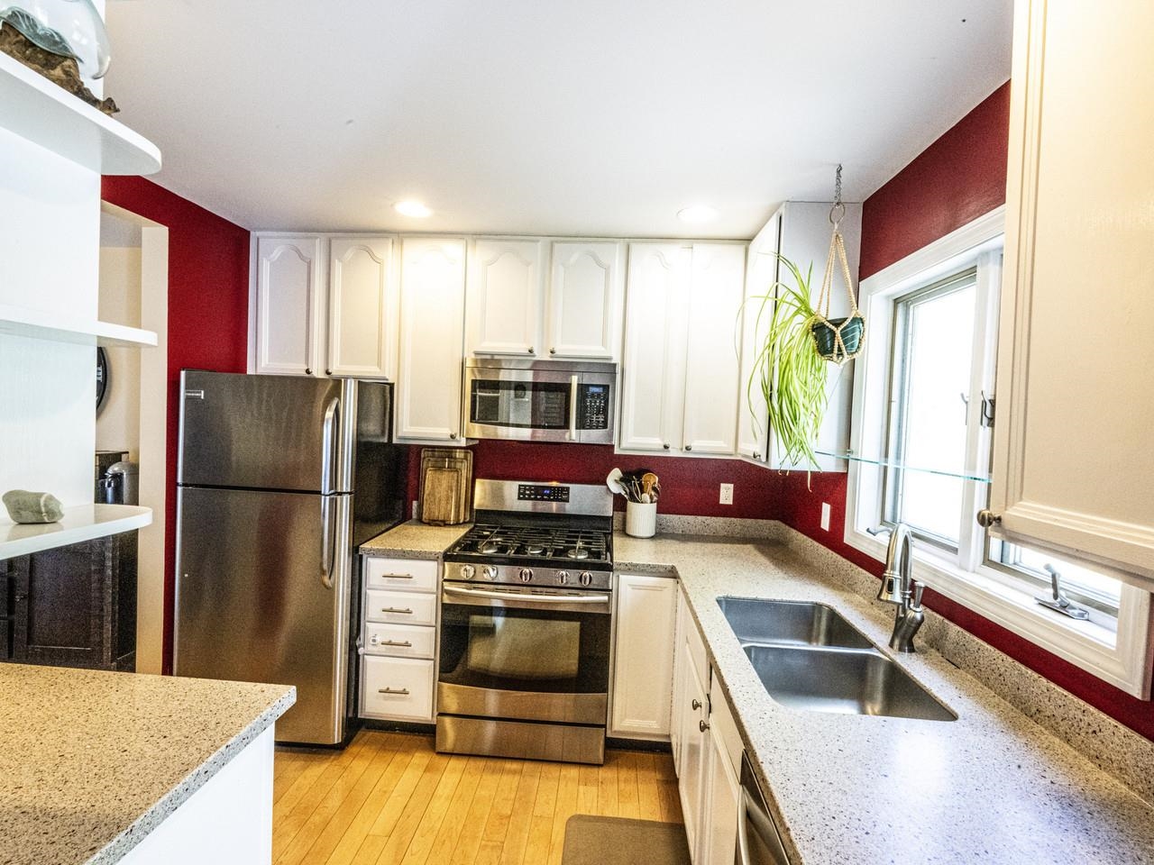 With Corian counters