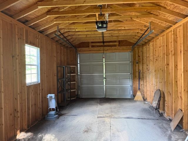 Garage interior