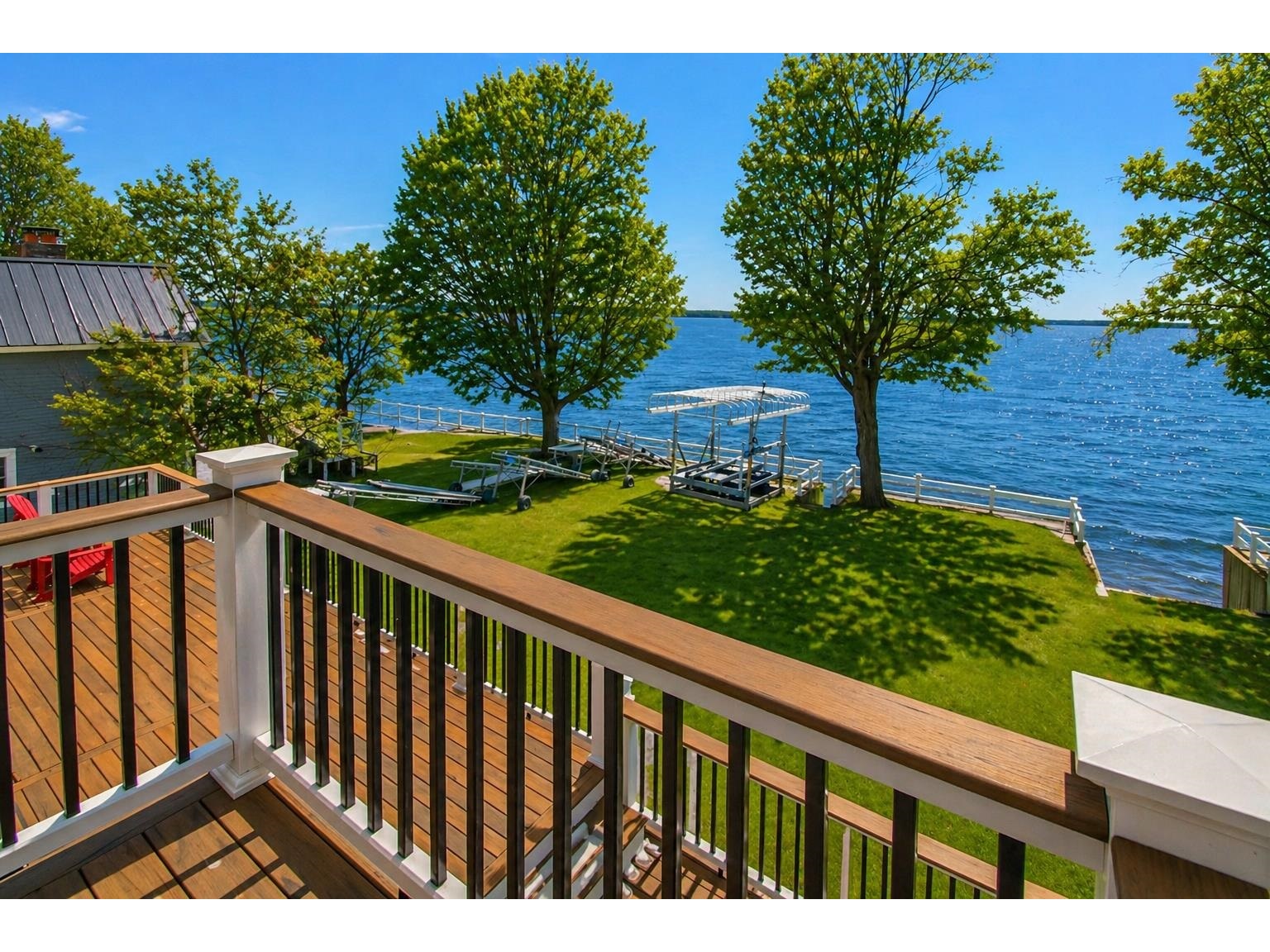 Private Balcony Overlooking the Lake