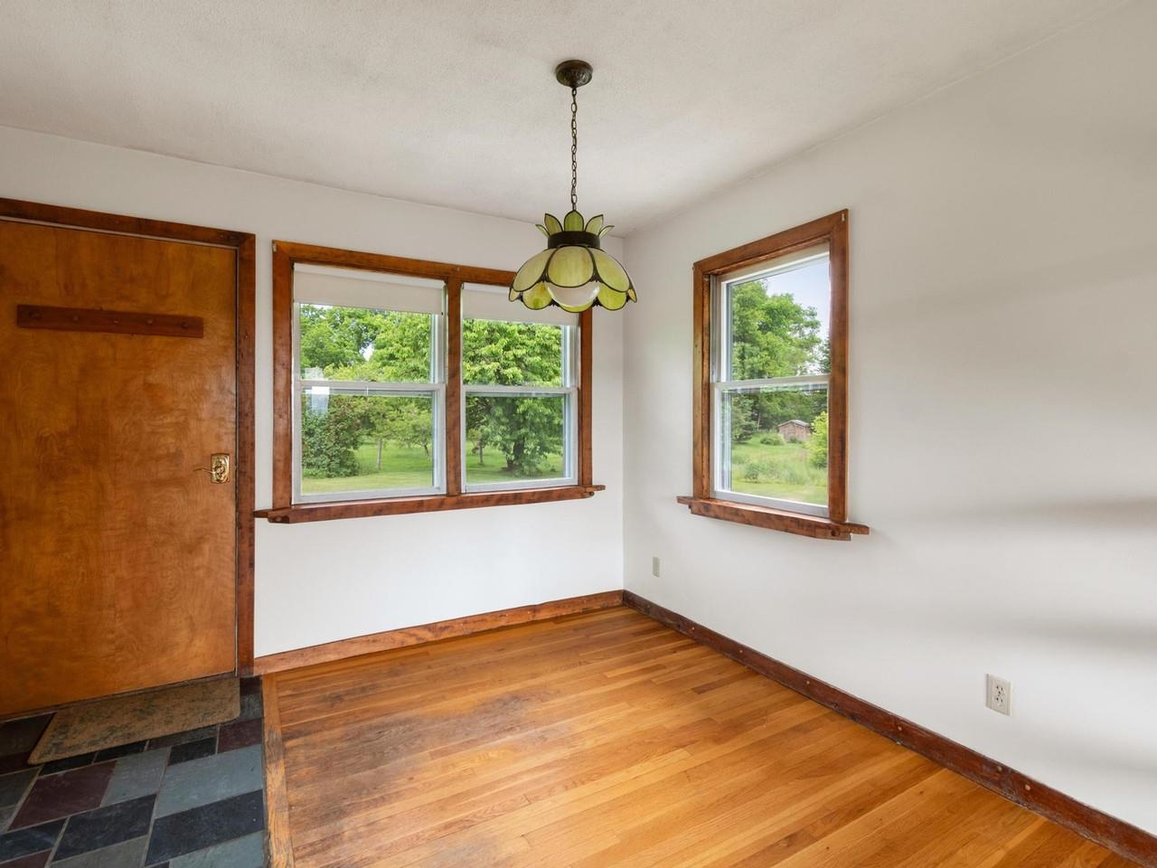 Front entry off dining area