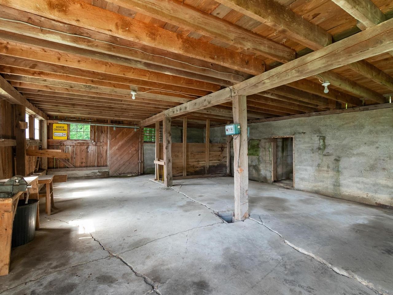 1st level of barn