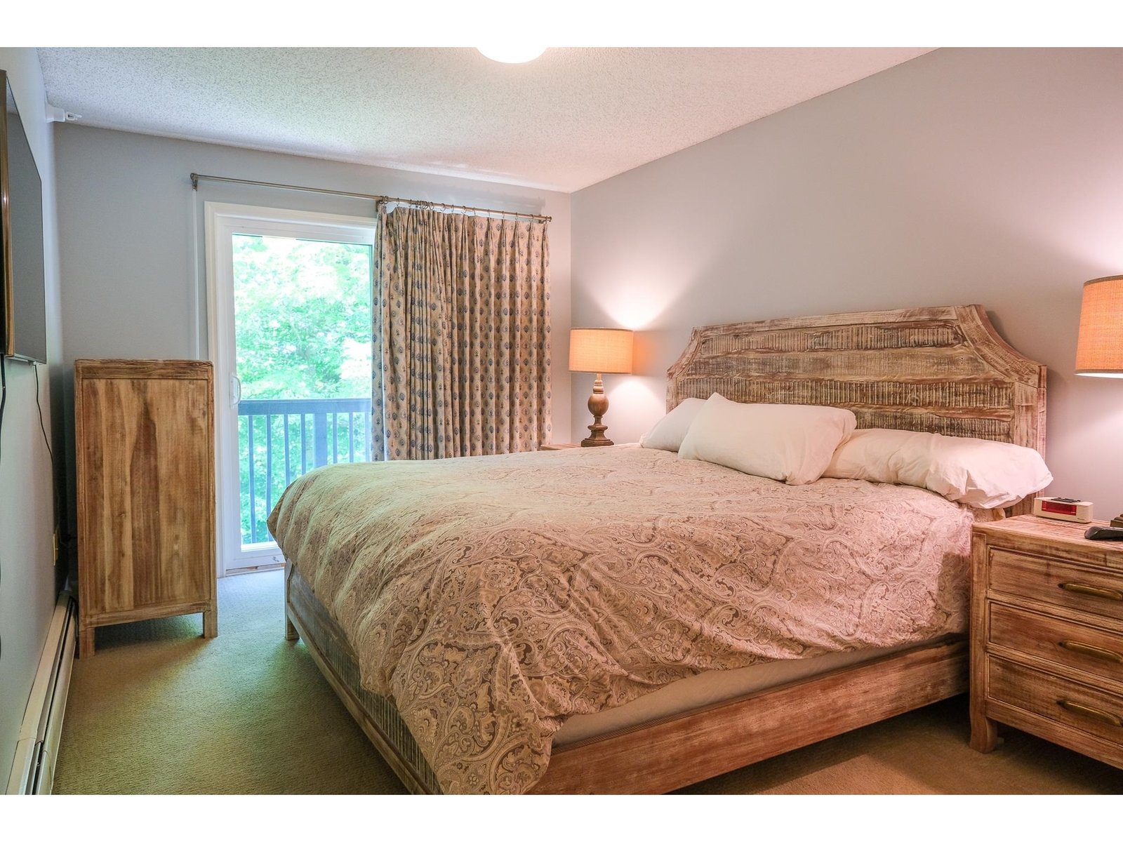 Bedroom with balcony