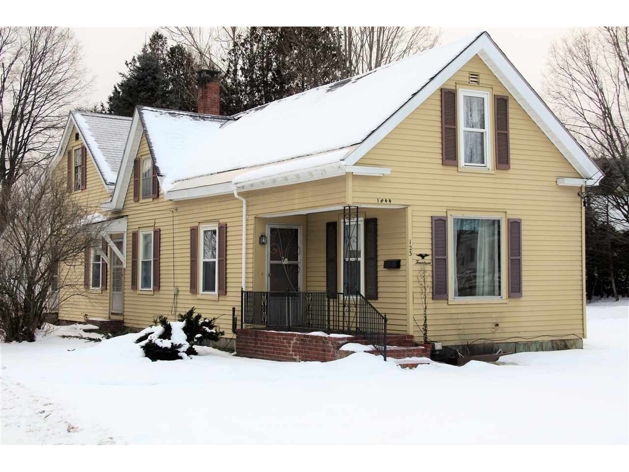123 Vine Street Northfield, Vermont Sold in 2017