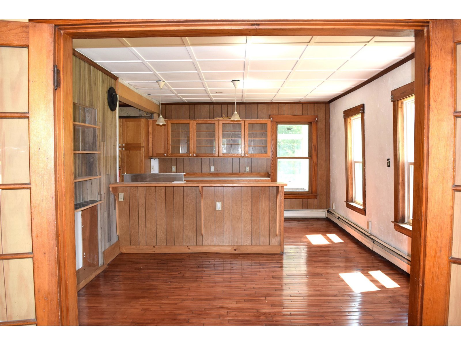 Versatile floor plan with French doors