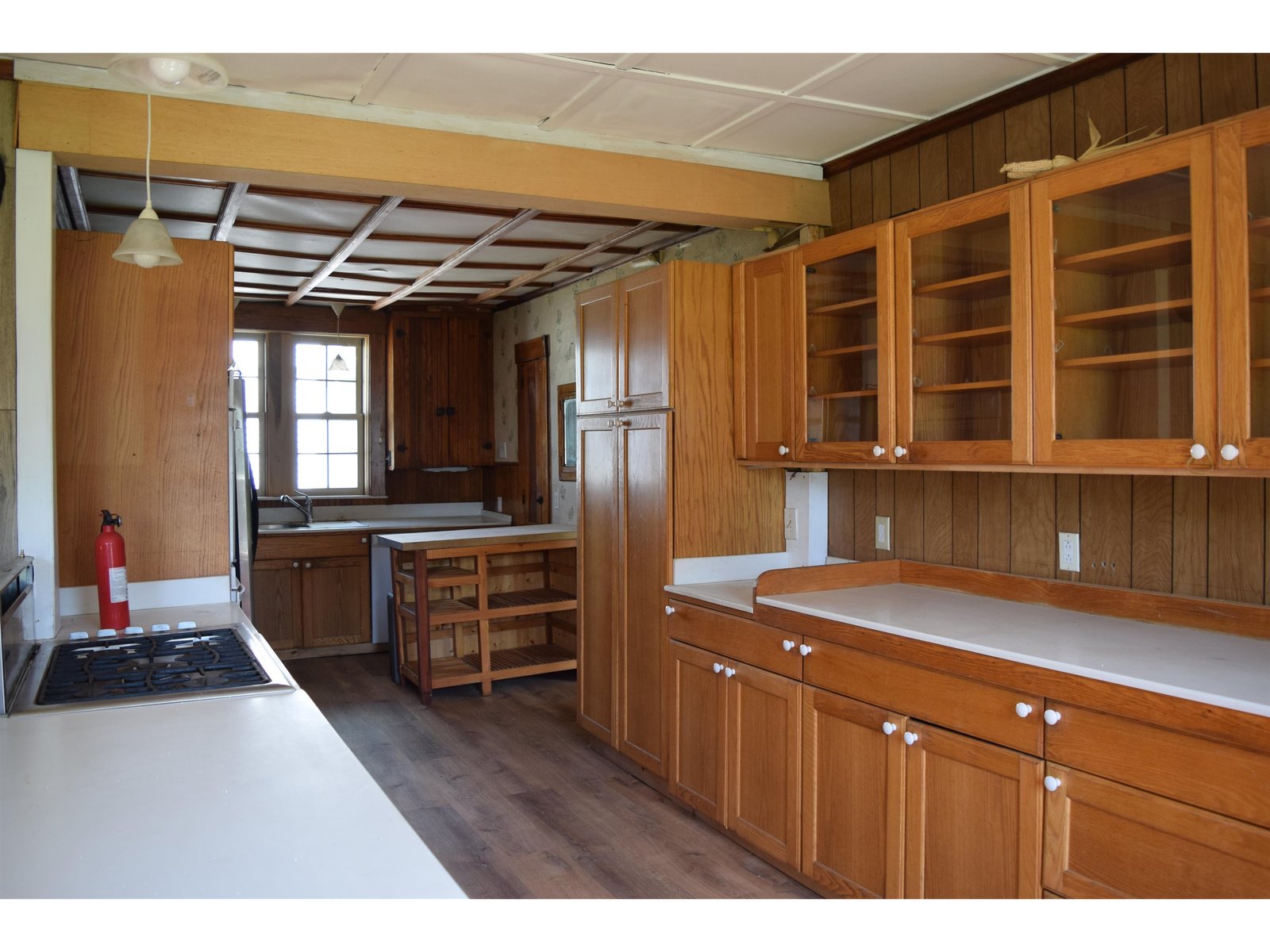 Ample cooking space and cabinetry
