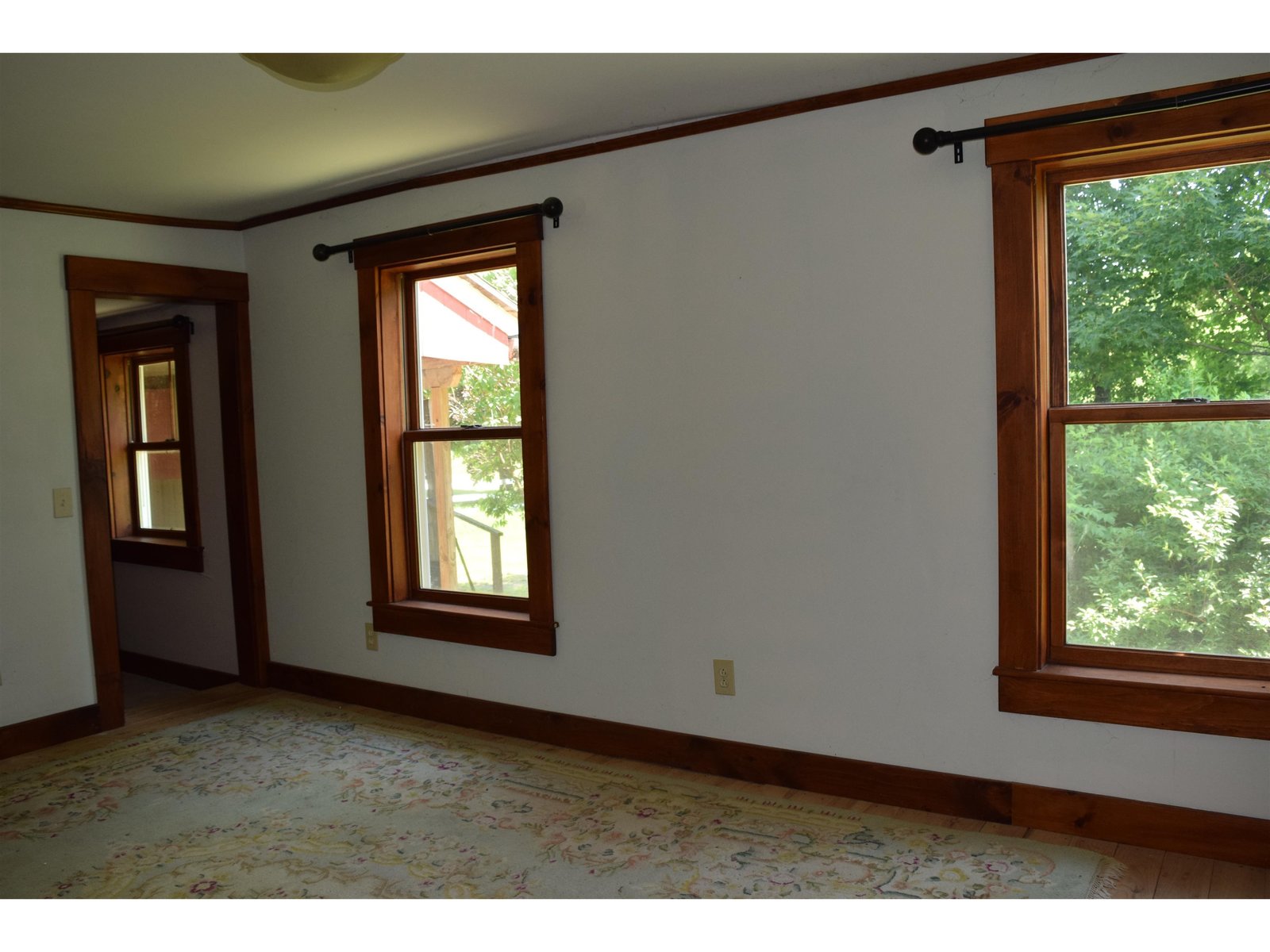 Back bedroom with radiant heat in flooring