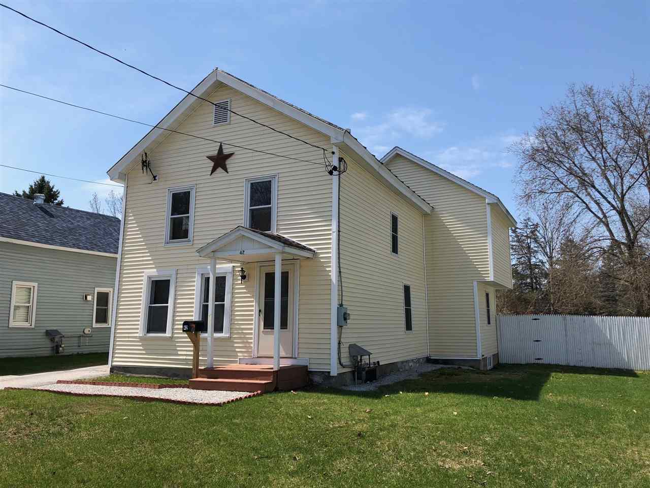 42 Greenwich Street Swanton, Vermont Sold in 2018