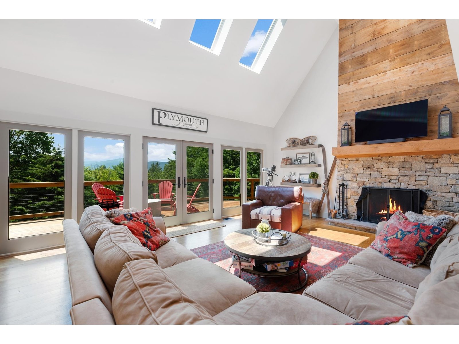 Spacious Living w/Skylights