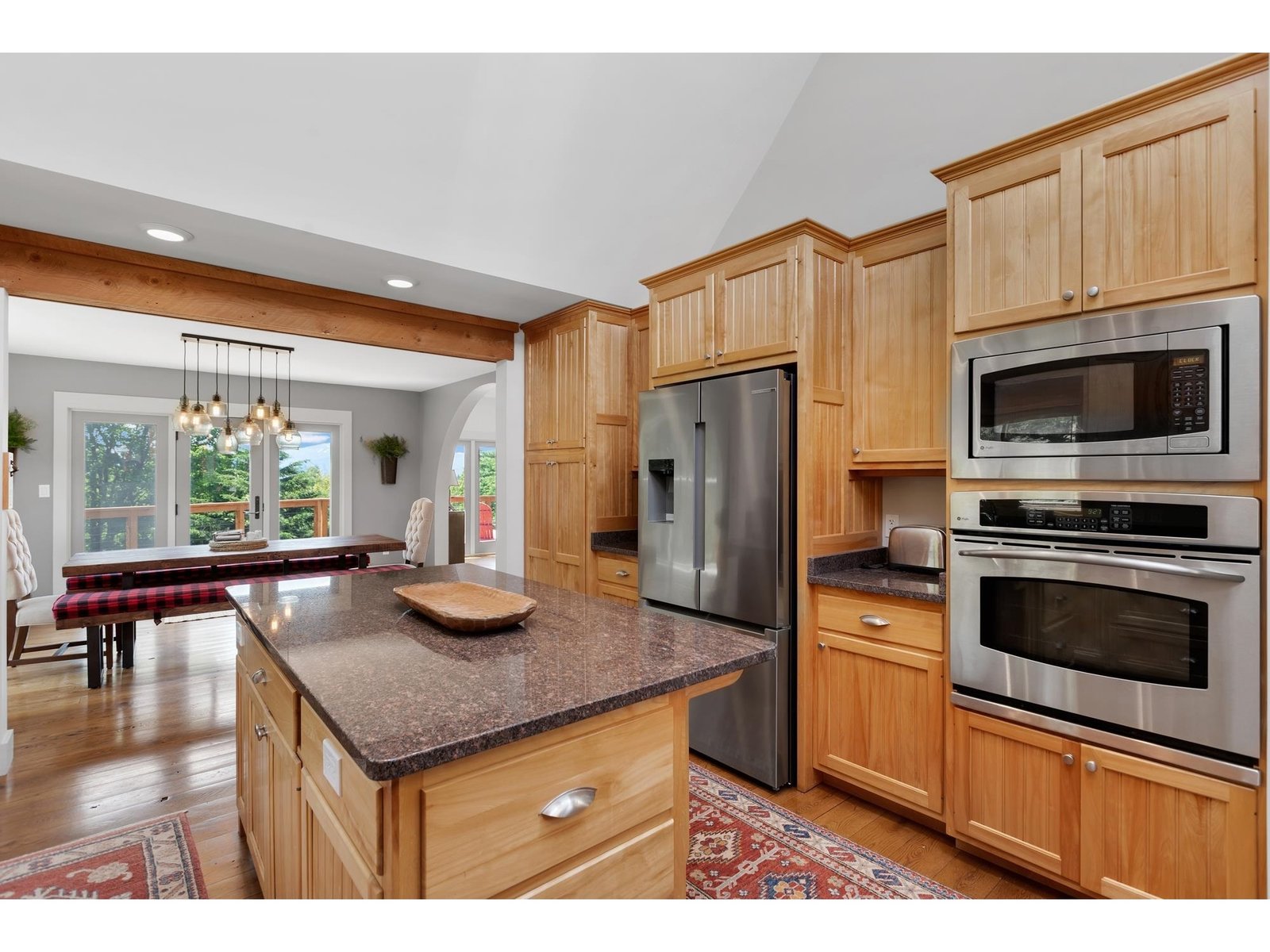 Kitchen Flows into Dining Area