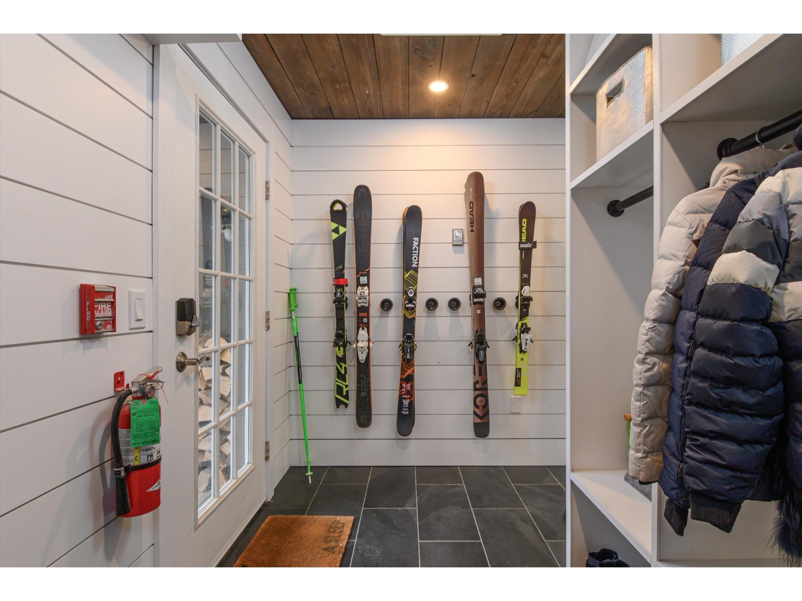 Out Door Ski Lockers Also Provided