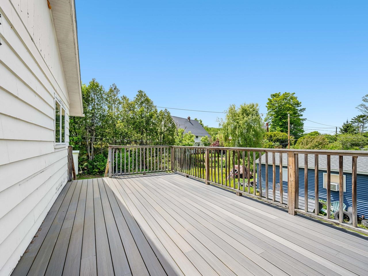 Trex Deck off Living Room