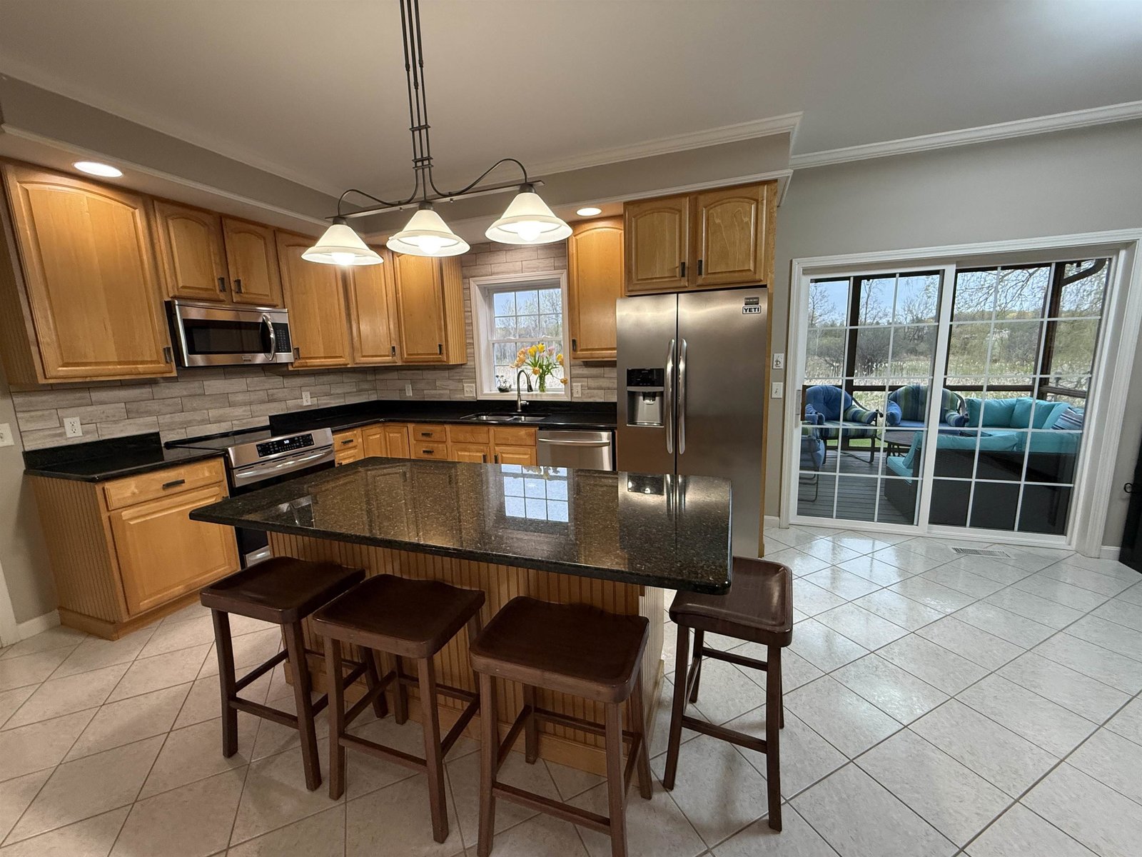 GORGEOUS KITCHEN OUT TO SCREENED IN PORCH