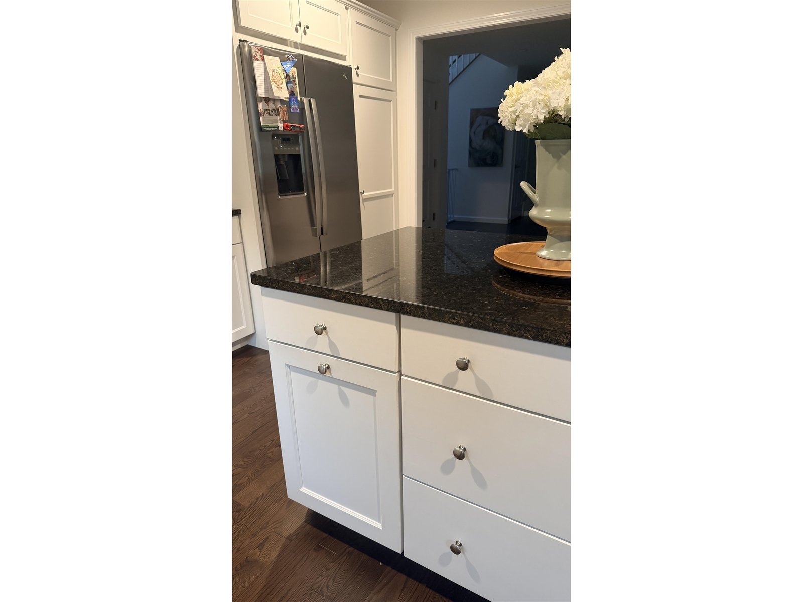 Kitchen island storage