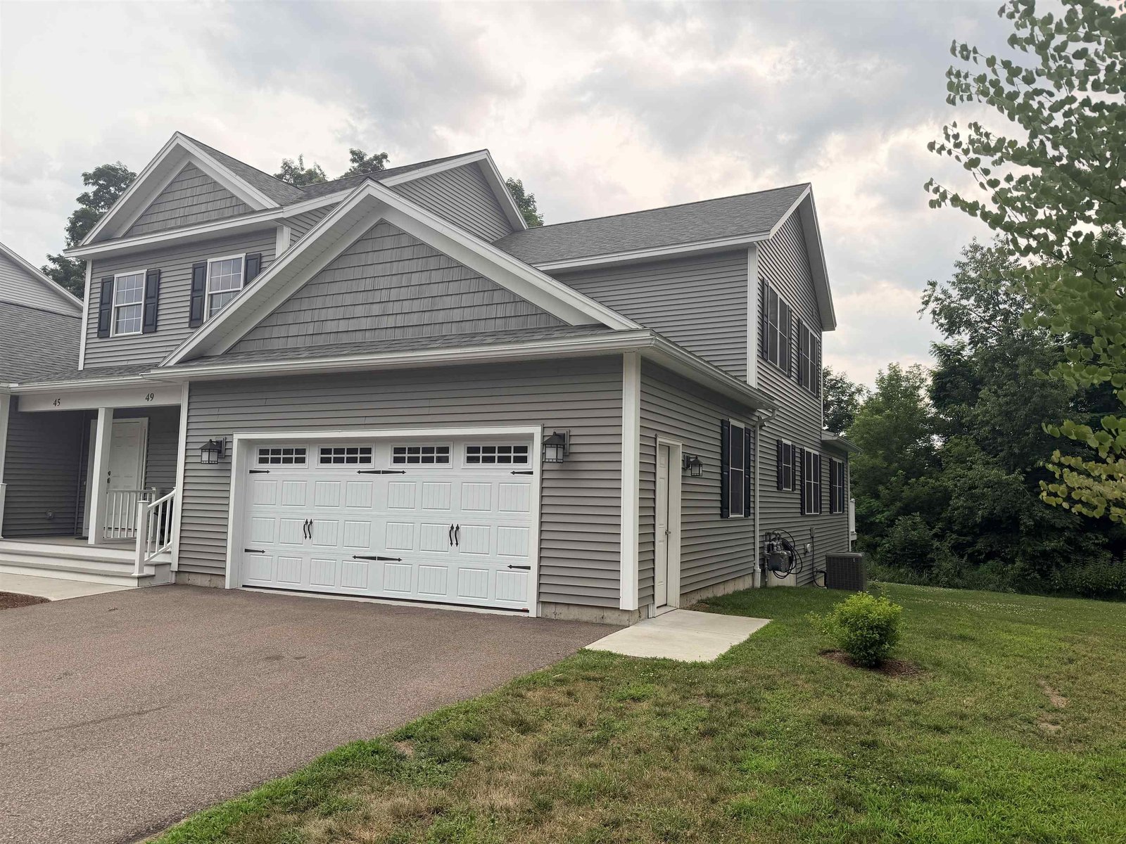 Front garage view