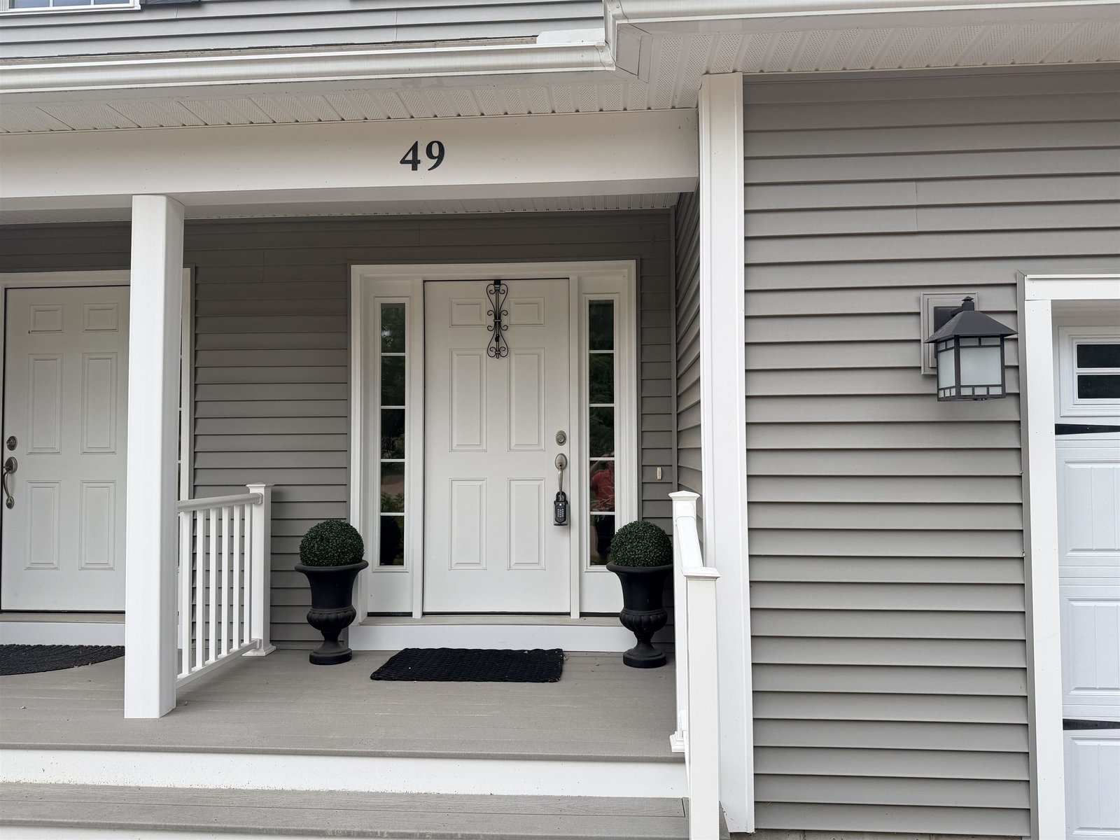 Welcoming front entrance