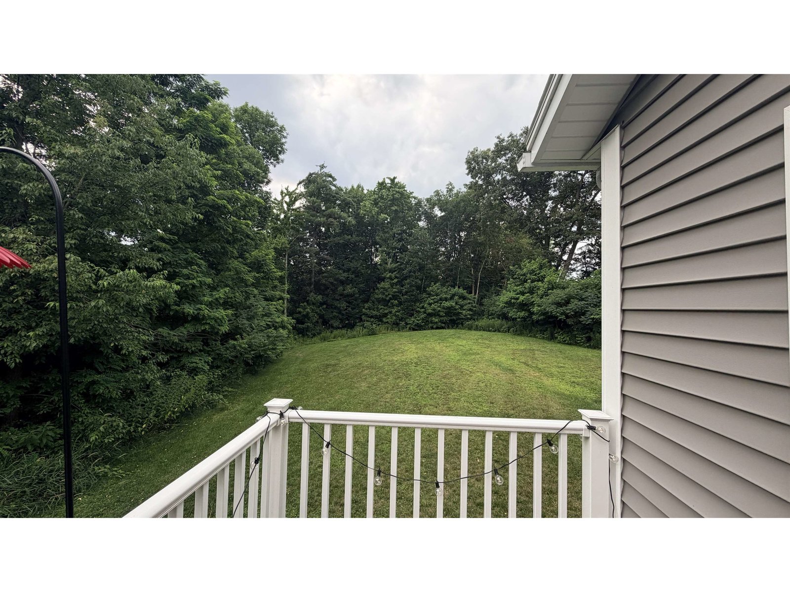 View from deck
