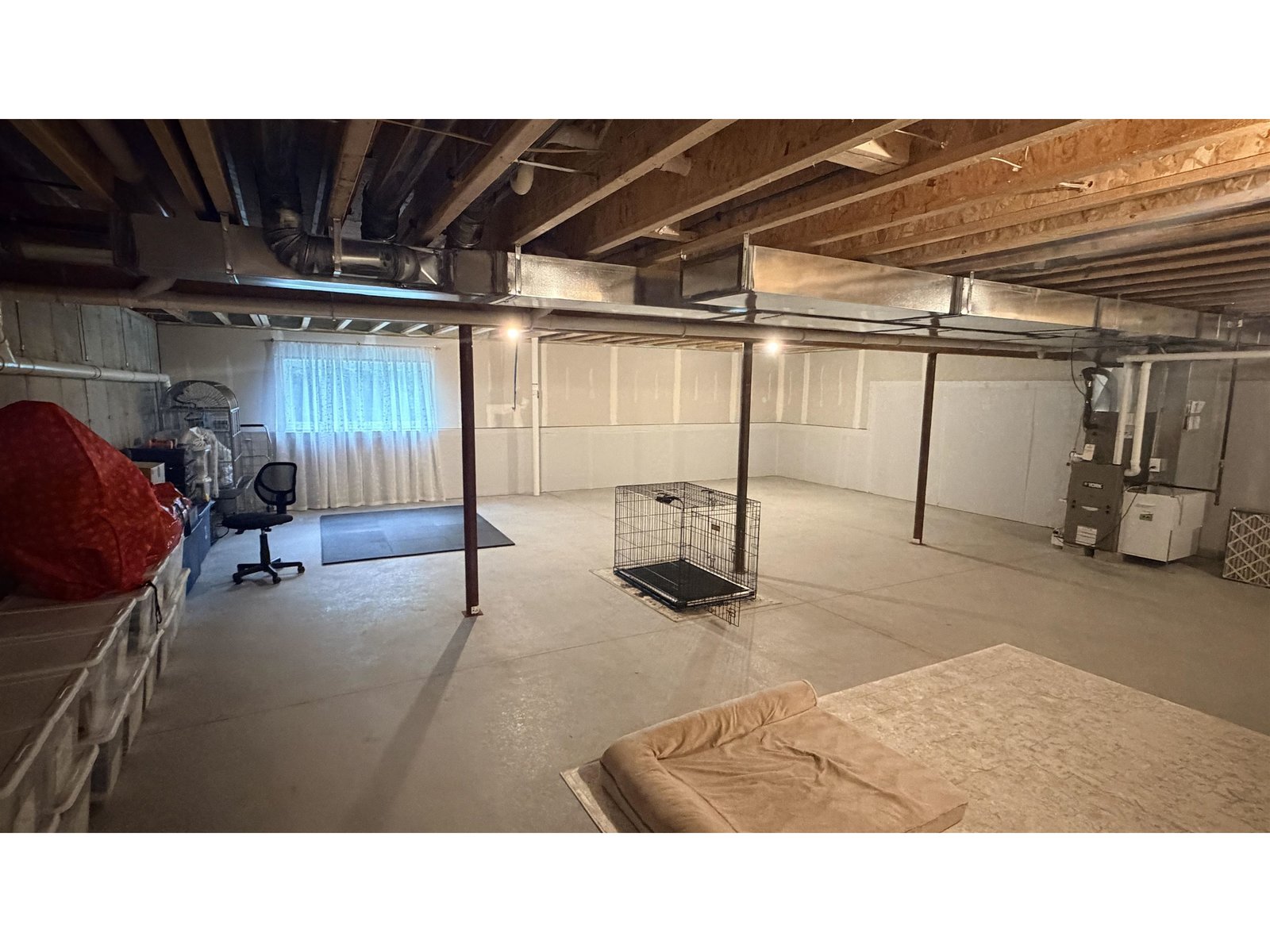 Full basement storage