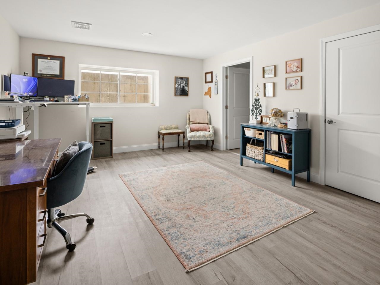 Bonus room in basement