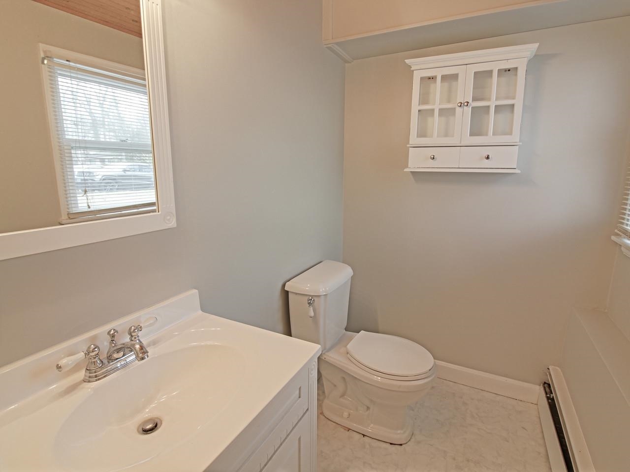 Half Bath on Lower Level