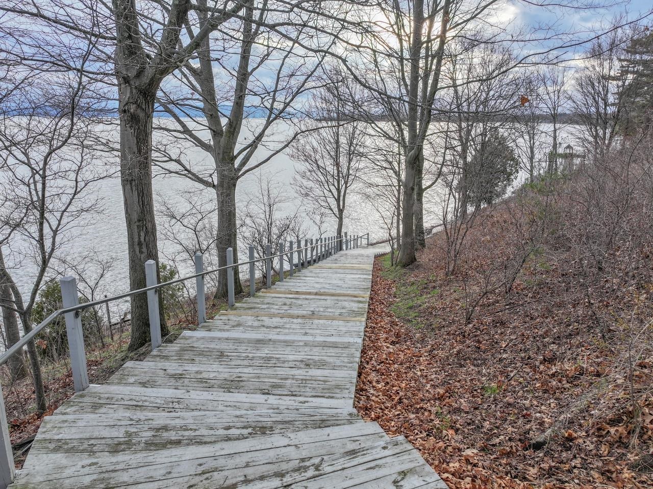 Stairs to Lake