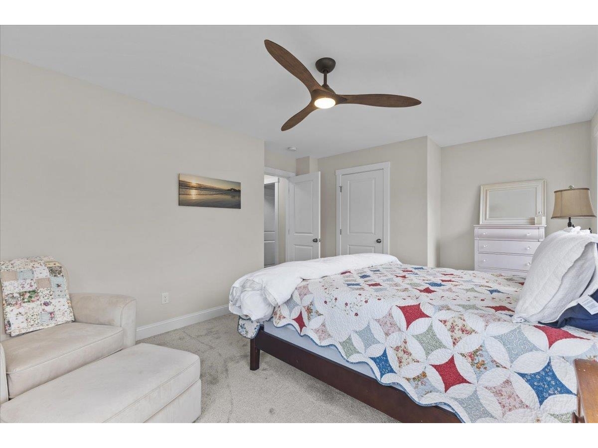 Spacious 2nd level bedroom with natural light.