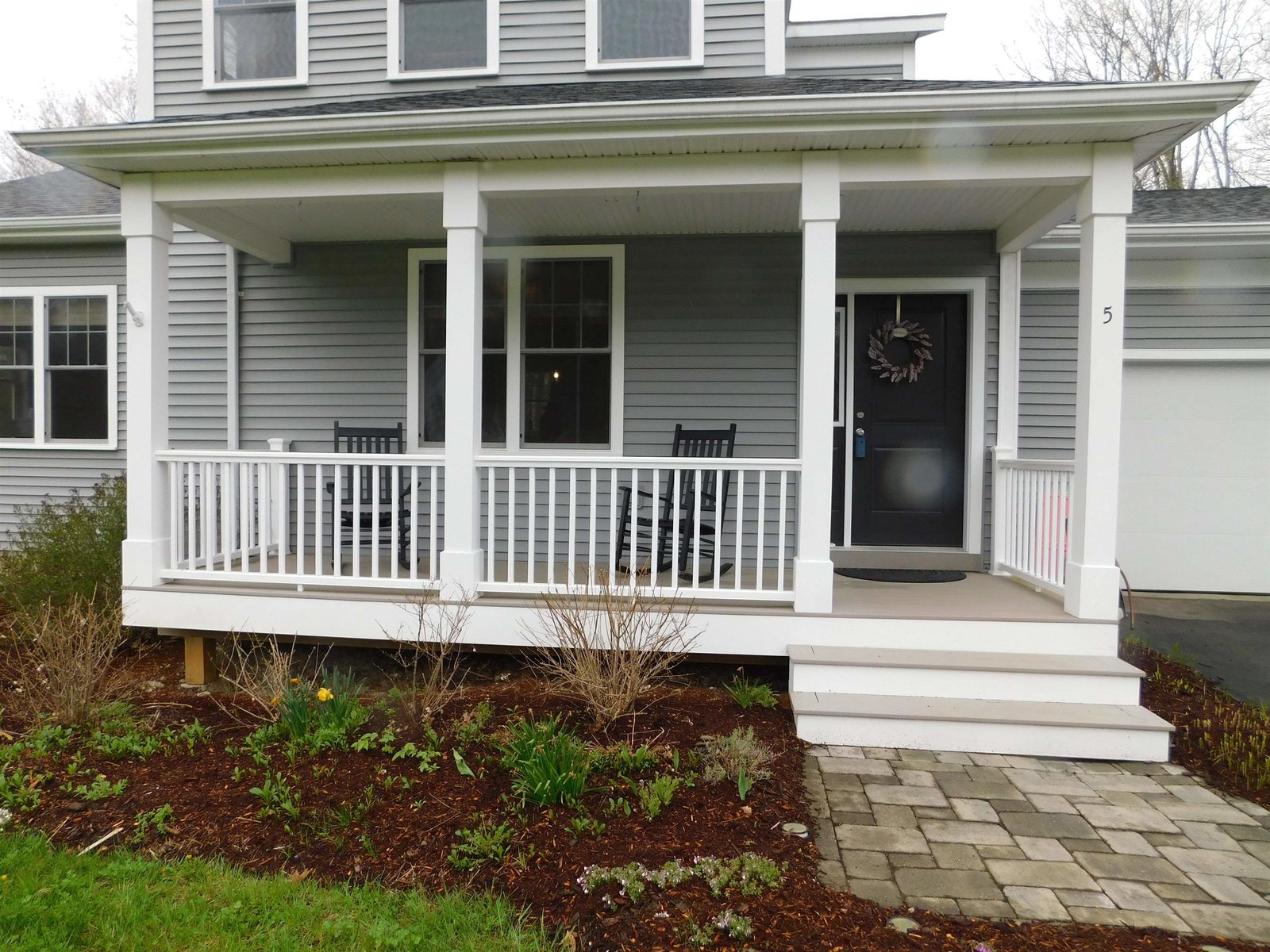 Front porch and main entry to your new home.