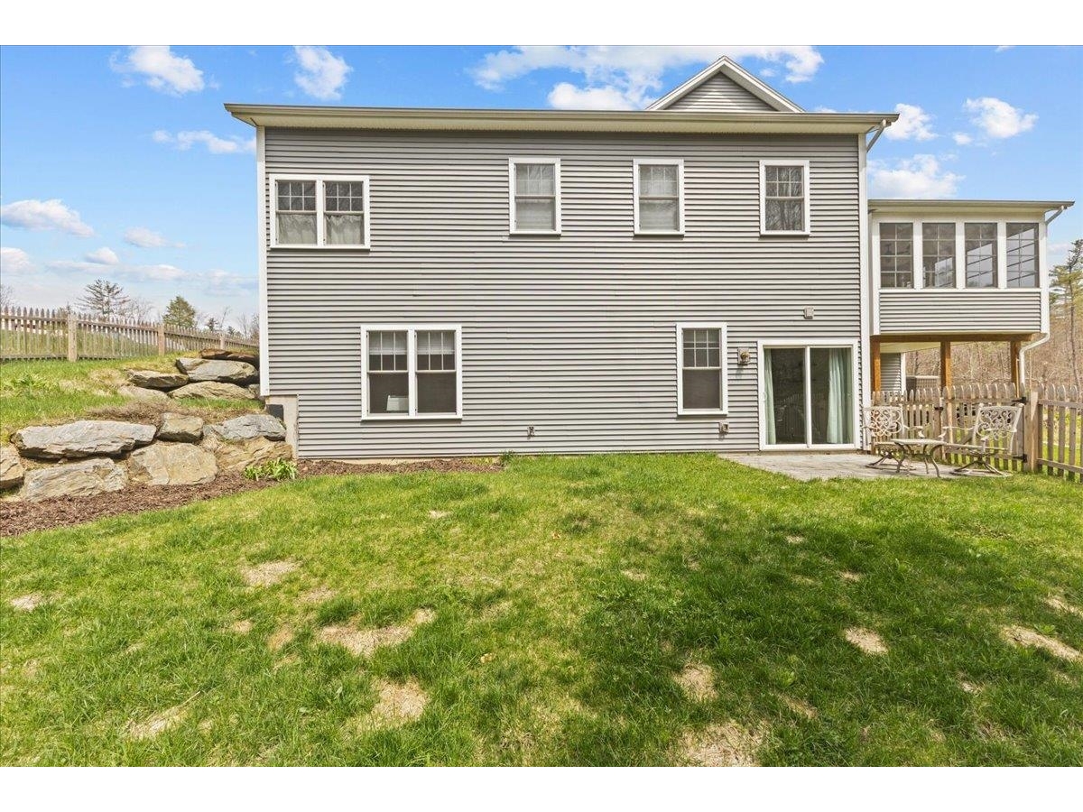 Another perspective of the side and back of the home.
