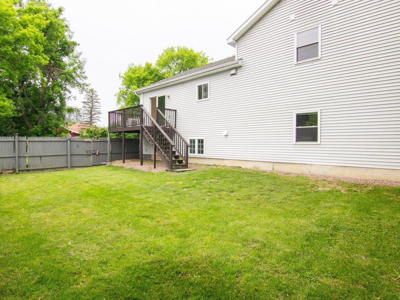 Spacious Fenced-in Yard