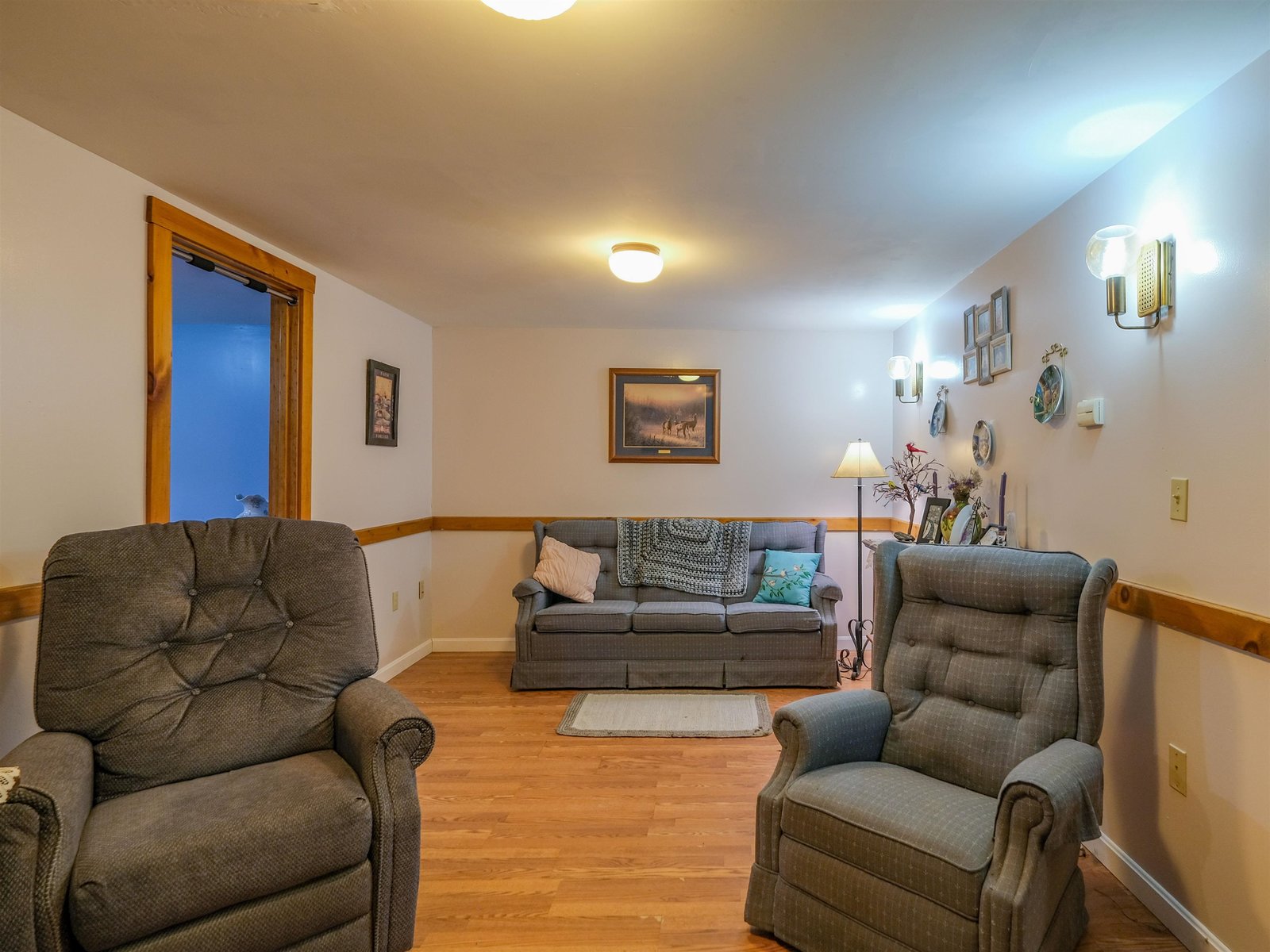 Lower living room