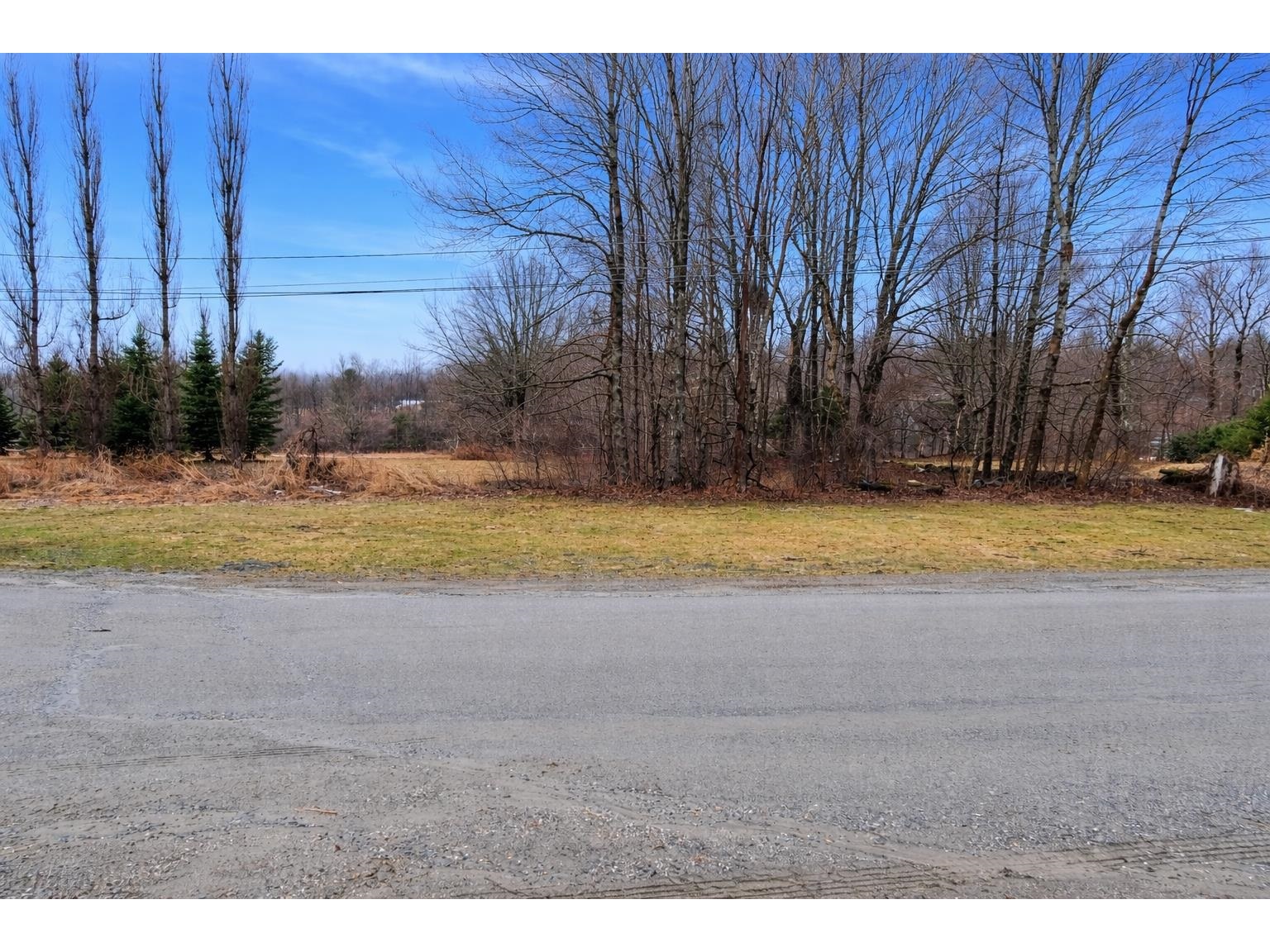Lot across the road is part of property