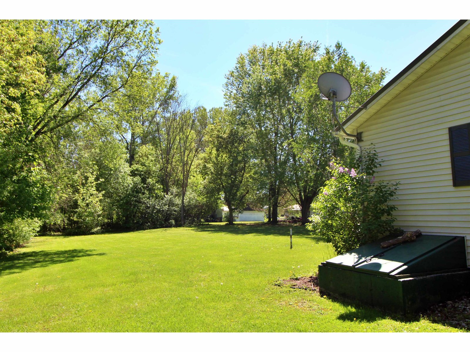 Spacious yard