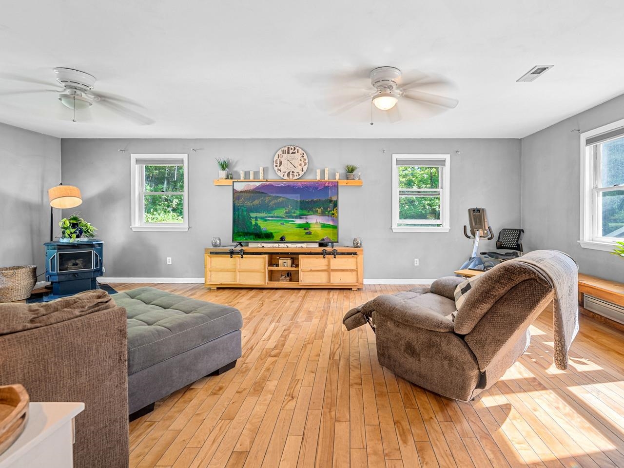 Open living room