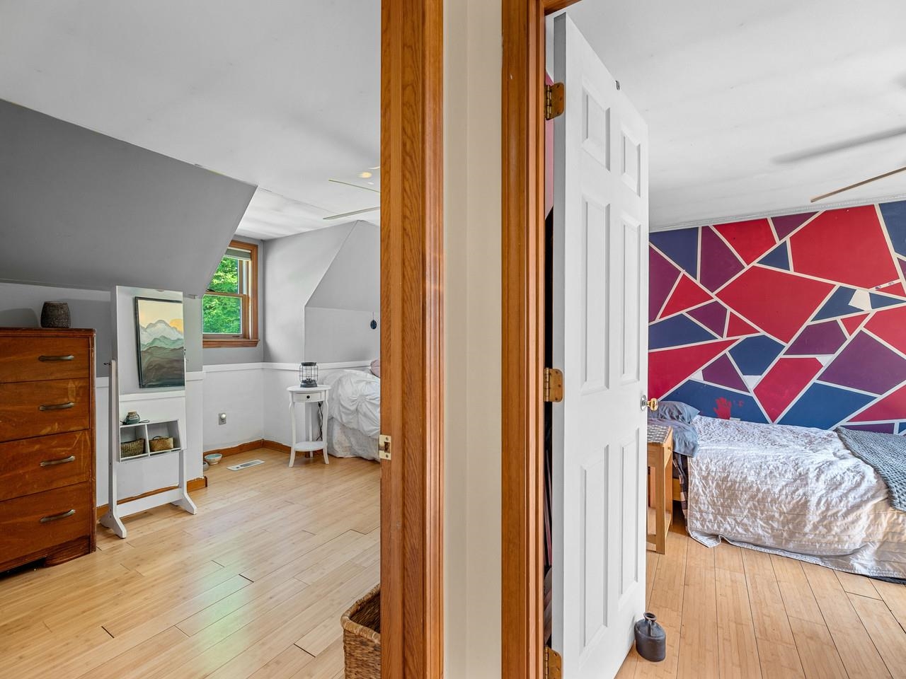 Two 2nd floor bedrooms