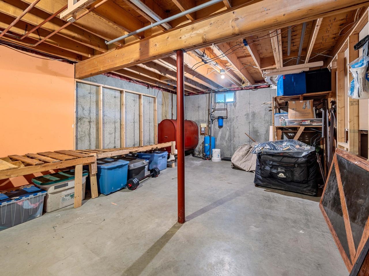 Dry utility and storage space